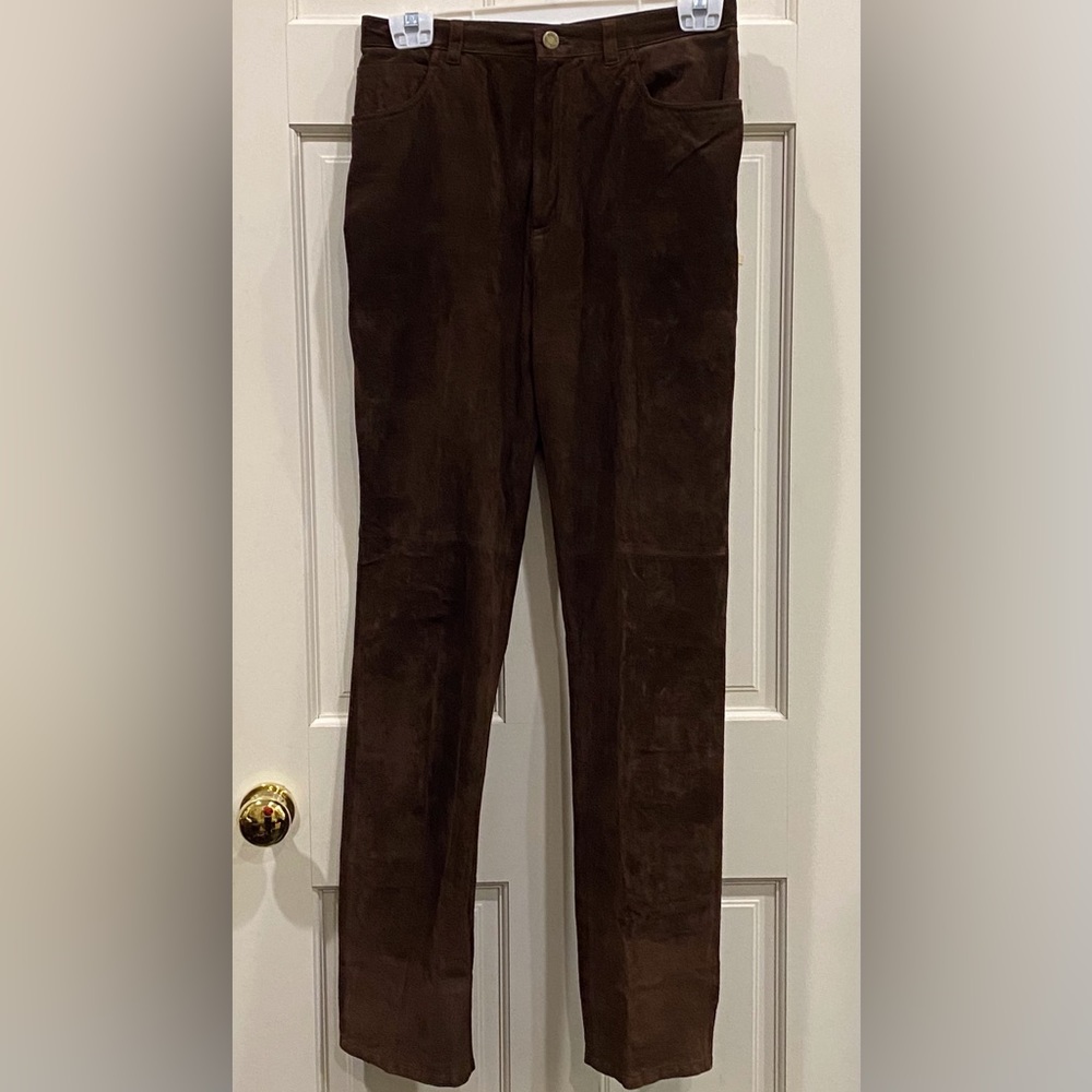 Jones New York Sport brown suede jeans